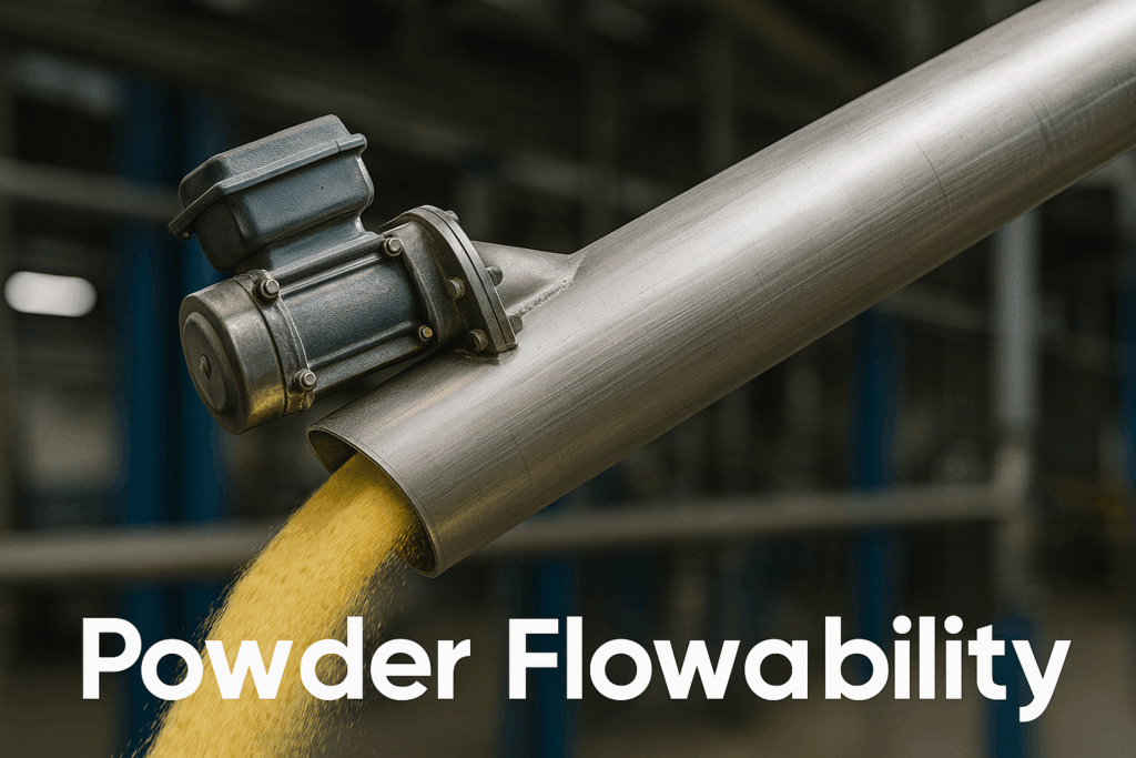 Powder Flowability in Chemical Manufacturing vibrator