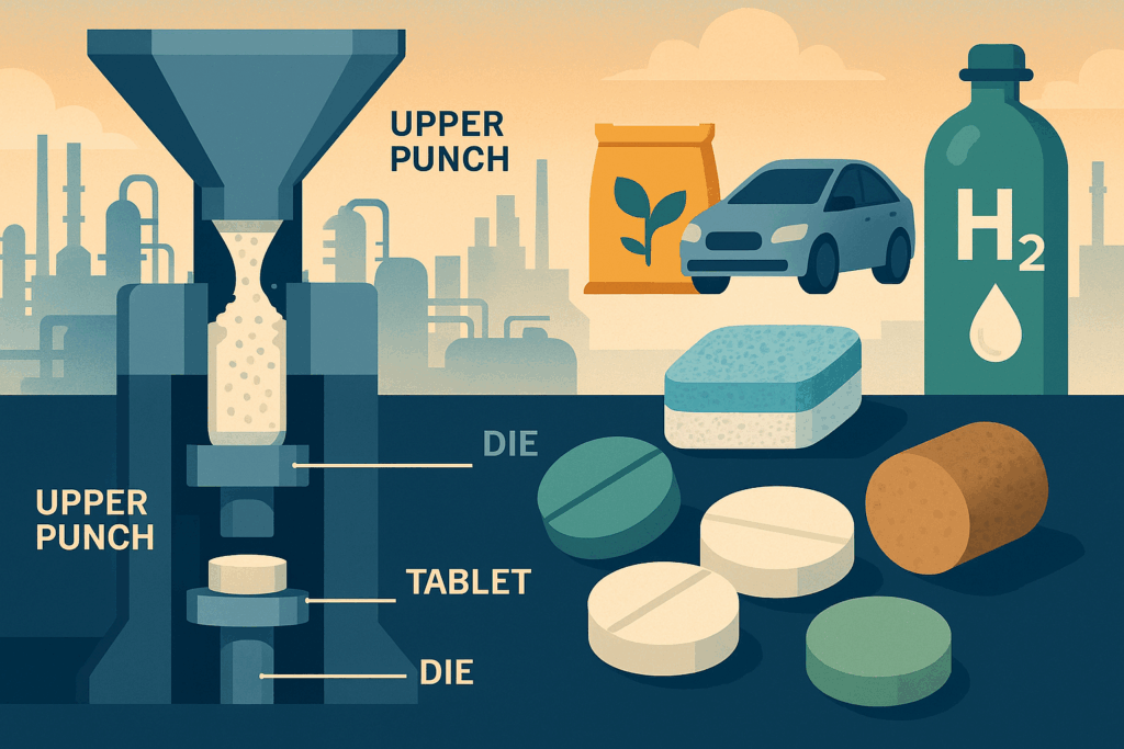 Tableting process chemical industry