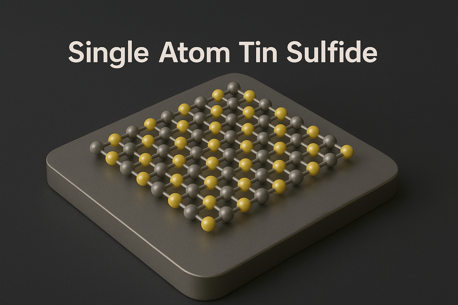 Single Atom Thick Tin Sulfide